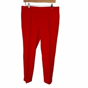 GAP Slim Cropped Stretch Dress Pants in Red, Size US 8